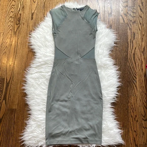 French Connection dress like new with mesh details - Picture 2 of 10